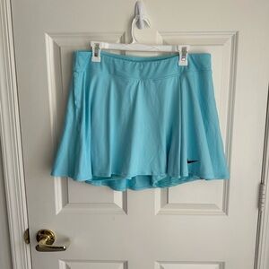 Nike Dri-Fit Pleaded Advantage Tennis Skort Teal Blue Size 1X